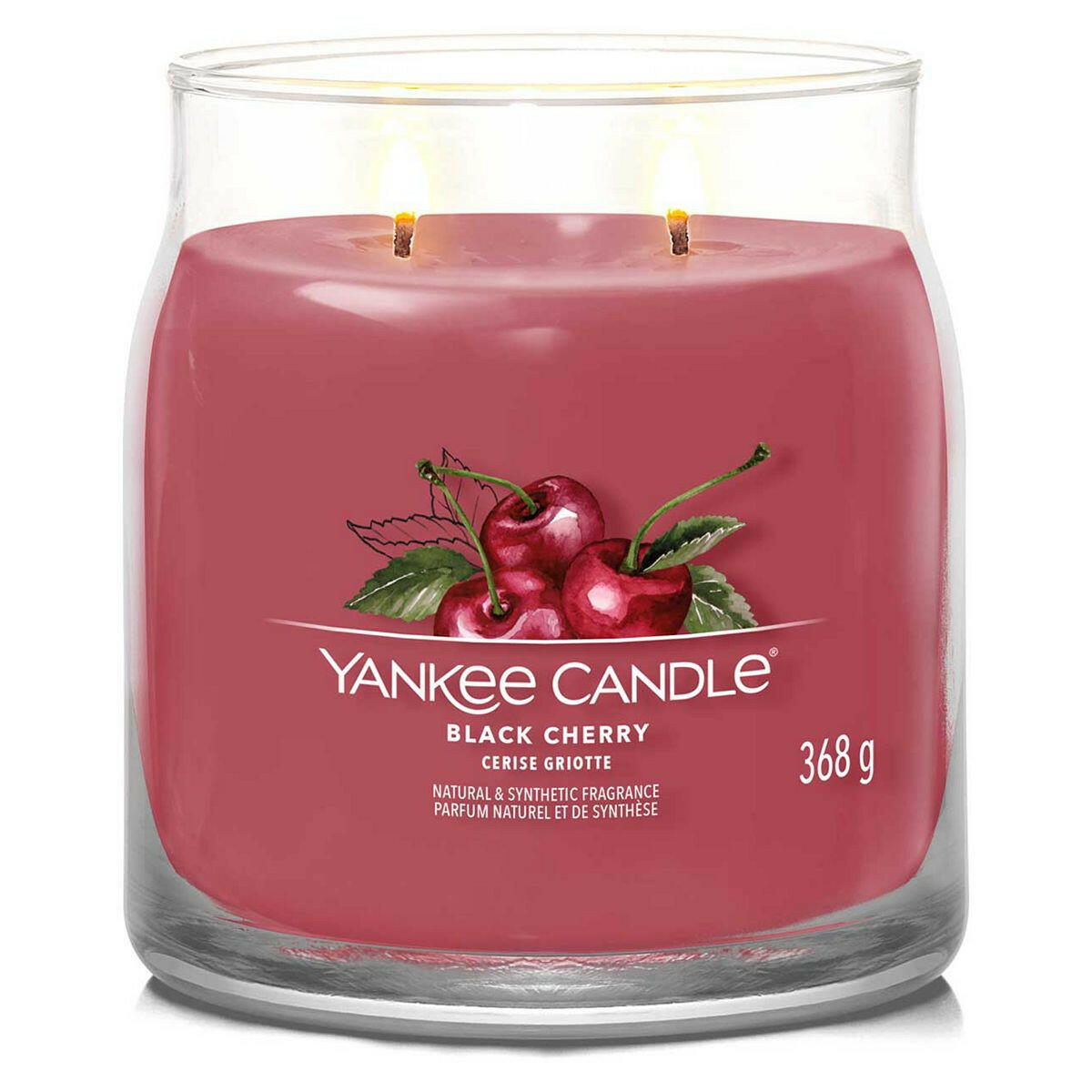 Yankee Candle Signature Medium Jar Black Cherry GOODS Boots