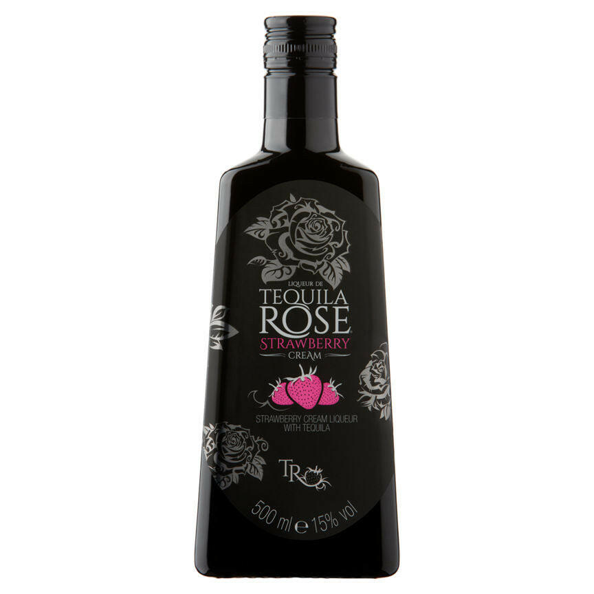 Tequila Rose Strawberry Cream Liqueur with Tequila Liqueurs & Spirits ASDA