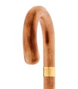 Handcrafted Solid Maple Wood Umbrella with Manual Opening Mechanism 68.6cm