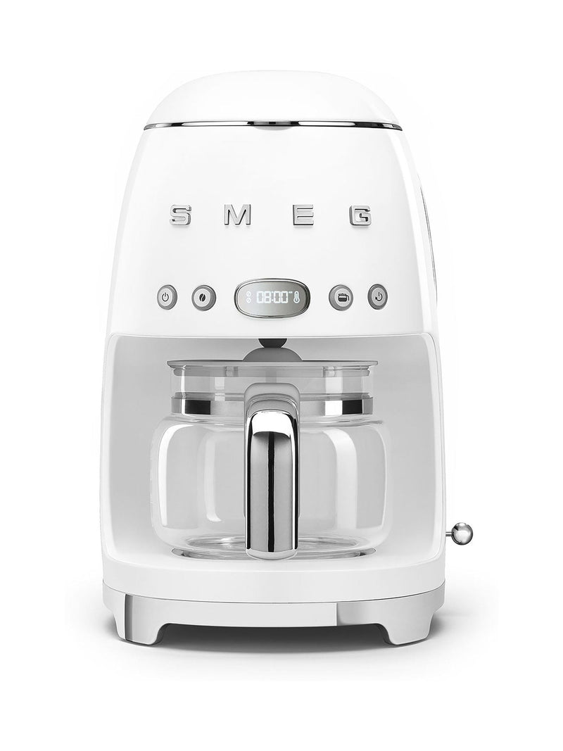 Smeg White Drip Coffee Machine (British brand)