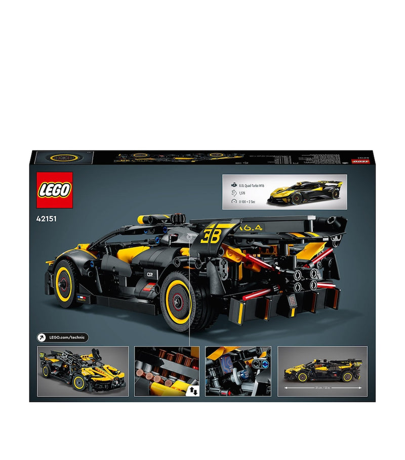 Lego Technic Bugatti Bolide model car construction set with 905 pieces, UK version