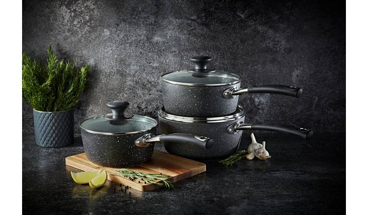 Tower Precision 3pc Saucepan Set GOODS Argos