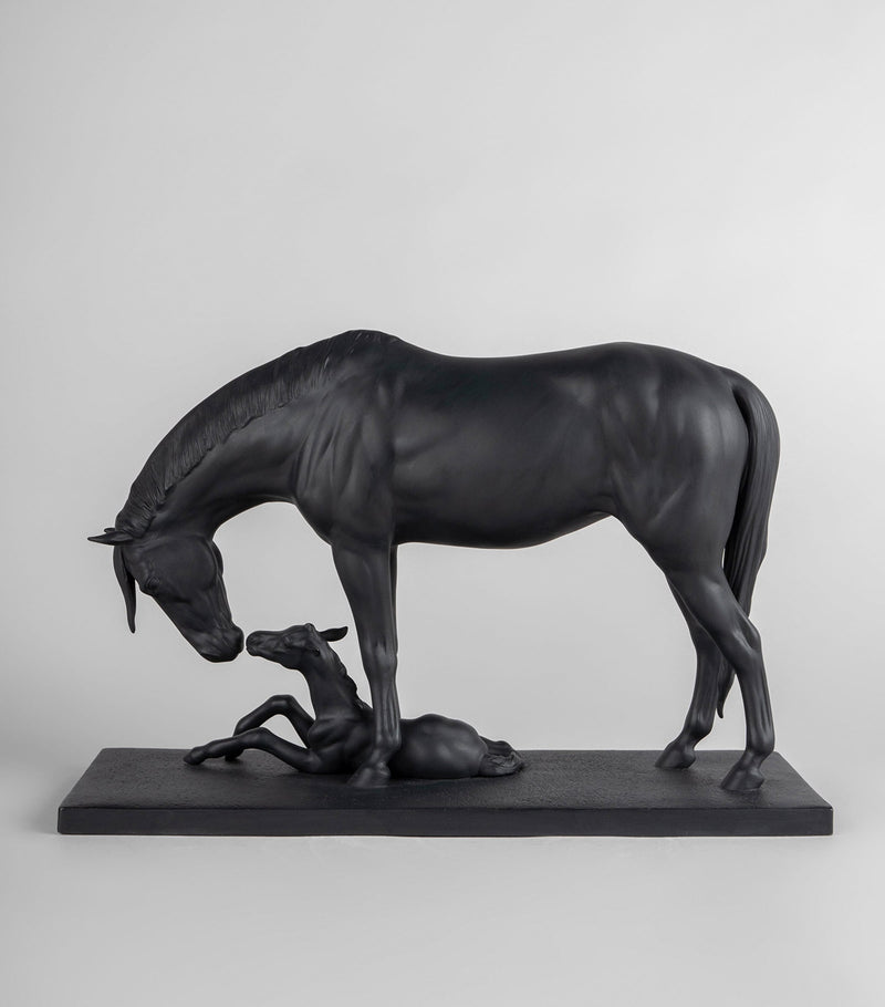 Lladró Mare and Foal Figurine