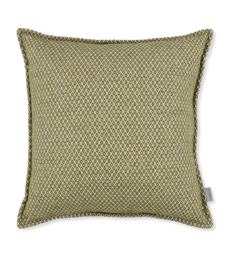 Romo Quito Moss cushion 55cm x 55cm, imported from the UK