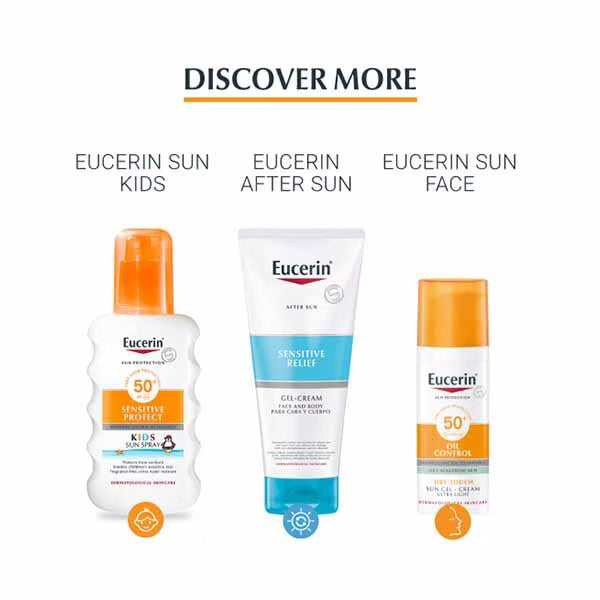 Eucerin Sun Allergy Protect Sun Cream Gel SPF50 150ml (British brand)
