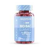Novomins Bio-Bac 52 Billion CFU Peach Gummies 60 Pieces