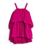 Chloé kids silk ruffled ceremony dress 4-14 years - British product