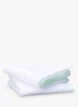 Gentle Exfoliating Pure Muslin Cloths, Pack of 2