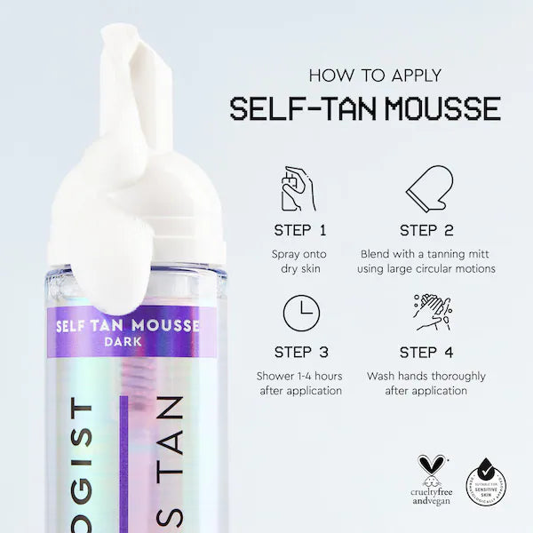Tanologist Clear Self Tan Mousse Medium (British brand)