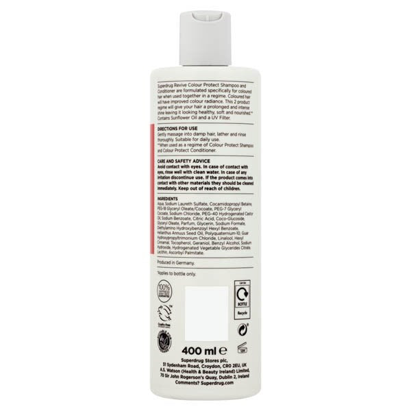 Superdrug Revive Colour Protect Shampoo 400ml GOODS Superdrug