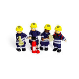 Tidlo 4 Wooden Firefighter Figures with Accessories GOODS Superdrug