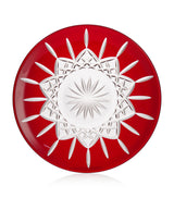 Waterford Lismore Red Decorative Crystal Plate 30cm