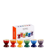 Le Creuset Rainbow Stoneware Egg Cup Set, 6 Pieces