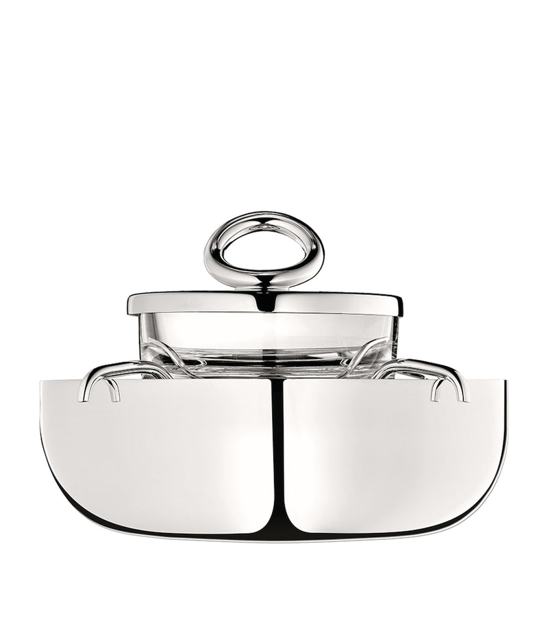 Christofle Small Vertigo Two-Piece Caviar Serving Set