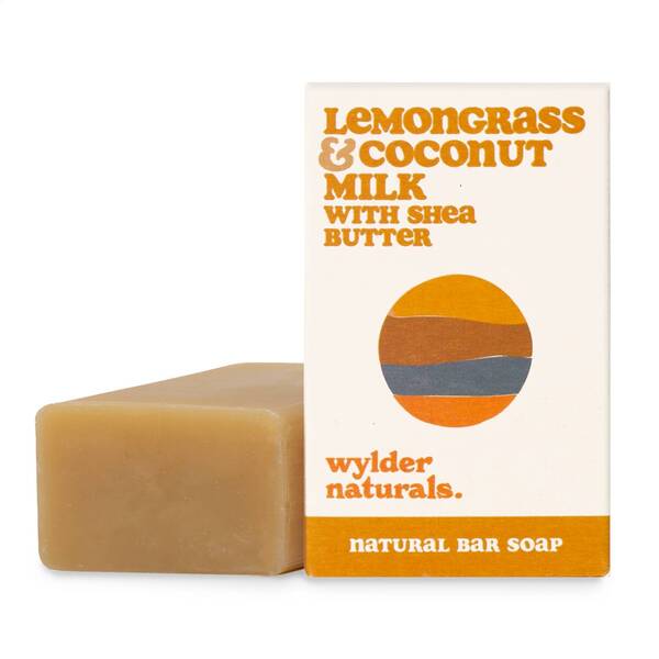 Wylder Naturals lemongrass soap 120g (British brand)