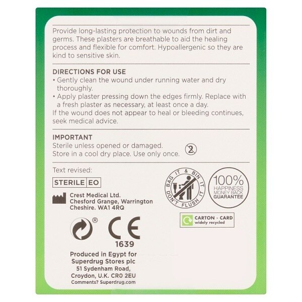 Superdrug Fabric Assorted Finger Plasters X 30 GOODS Superdrug