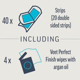 Veet Expert Wax Strips Legs Body Sensitive Hair Removal 20s GOODS Superdrug