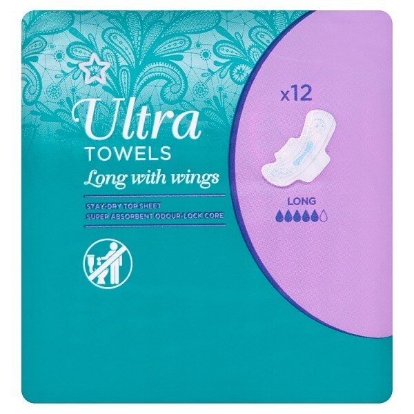 Superdrug Super Ultra Winged Panty Liners X12 GOODS Superdrug