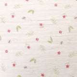 Ziggle Muslin Squares Pink Bunnies 70cm x 70cm (British brand)