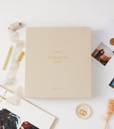 Wedding Photo Album with 30 Acid-Free Sheets and Protective Slipcase