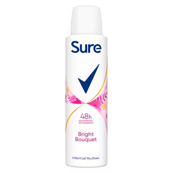 Sure Women Bright Bouquet Deodorant 150ml (British brand)