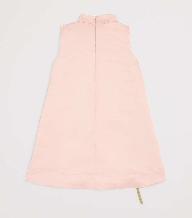 Jessie and James children's satin dress with floral details (3-8 years), UK version