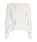 100% Cashmere Long Sleeve Stole with Panelling and Scalloped Edges