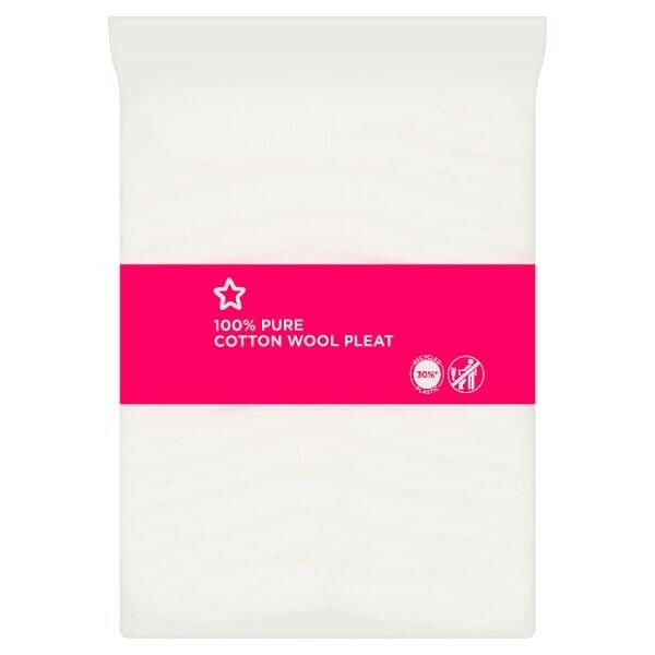 Superdrug Cotton Wool Pleat 100g GOODS Superdrug
