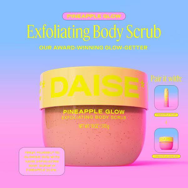 Daise Body Scrub Pineapple 510g Tub - British product
