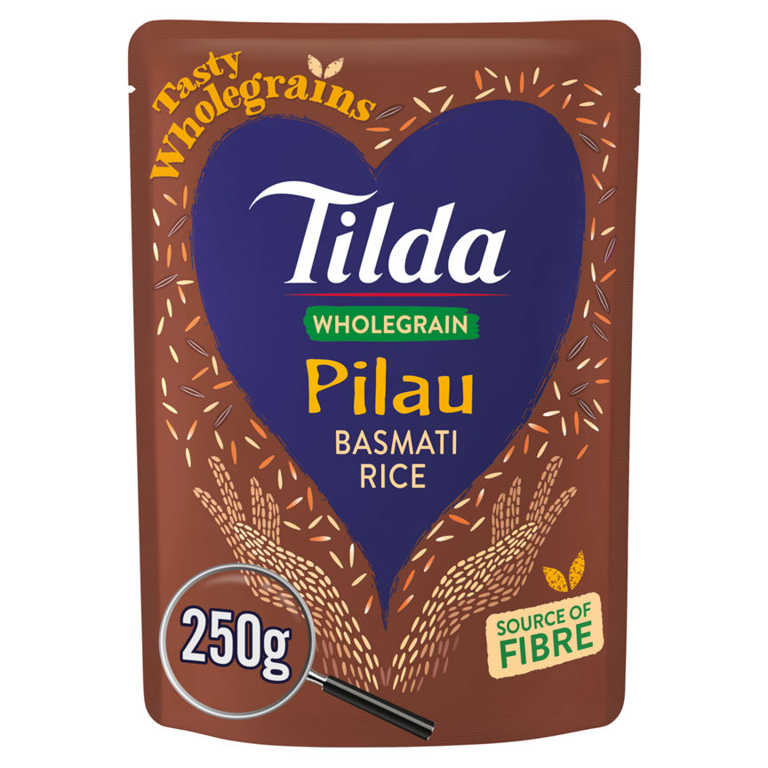 Tilda Brown Wholegrain Pilau Basmati Rice GOODS ASDA