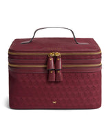 Anya Hindmarch Jacquard Logo Vanity Kit Bag Makeup Organizer