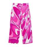 Pucci Junior printed straight children's trousers 4-14 years, imported from the UK