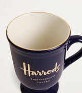 Gold-Trimmed Pedestal Mug with Vibrant Color, 284ml Capacity