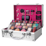 Envie Make Up Vanity Case 80 Piece Set - Silver