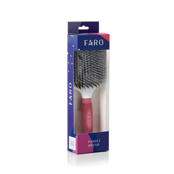 FARO paddle brush all hair types - British product