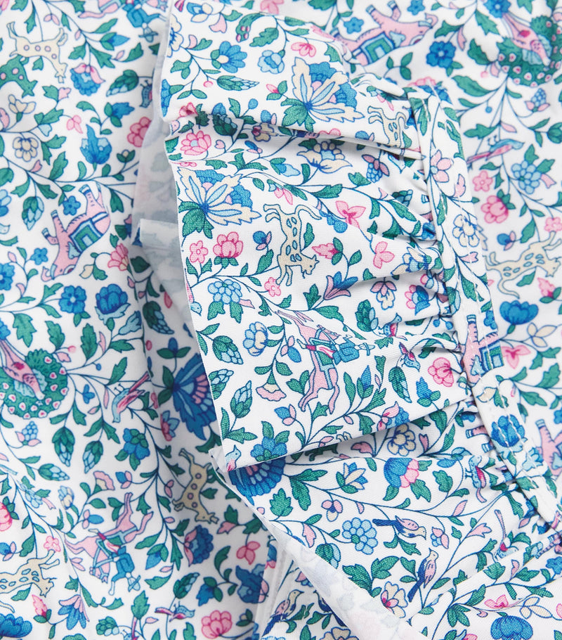Tartine et Chocolat floral ruffle-trim children's swimsuit 3-12 years (British brand)
