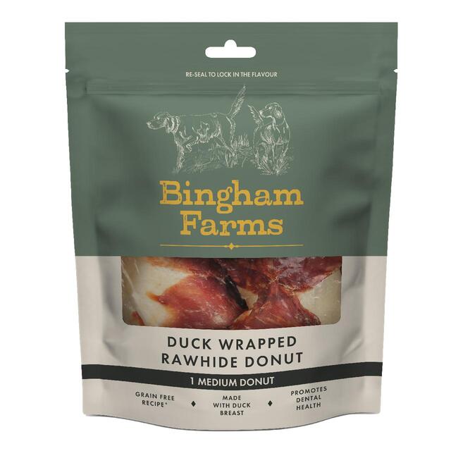 Bingham Farms Duck Wrapped Rawhide Donut 75g - McGrocer