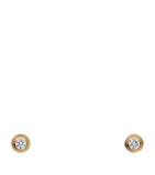 Cartier Extra-Small Yellow Gold and Diamond Cartier d'Amour Earrings