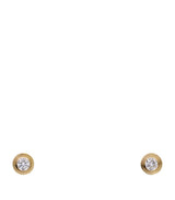 Cartier Extra-Small Yellow Gold and Diamond Cartier d'Amour Earrings