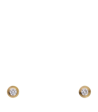 Cartier Extra-Small Yellow Gold and Diamond Cartier d'Amour Earrings