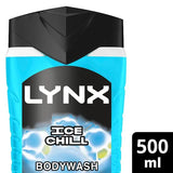 Lynx Ice Chill 3-in-1 Body Wash Shower Gel 500ml