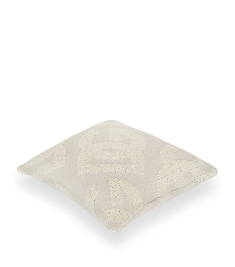 Dolce&Gabbana Casa Bouclé DG Logo Cushion 50cm x 50cm - British product