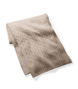 Ralph Lauren Home Cashmere Cable-Knit Throw 60cm x 60cm