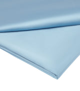 Gingerlily Silk Super King Flat Sheet Summerhill Blue Bed Sheet 280cm x 310cm