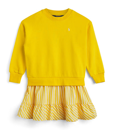 Ralph Lauren Kids Cotton Stripe Polo Pony Dress (2-7 Years)