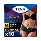 TENA Lady Silhouette Normal Black Incontinence Pants Medium - 10 pack - McGrocer