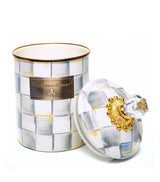 MacKenzie-Childs Medium Sterling Check Kitchen Storage Canister 21.5cm