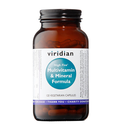 Viridian High Five Multivitamin and Mineral Formula Supplement 120 Capsules