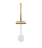 ZODIAC marble toilet brush with gold-tone hardware (British brand)