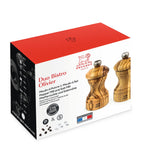 Peugeot olive wood salt pepper mill set 10cm, imported from the UK